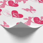 Fijne Valentijnsdag Je bent mijn engel Cadeaupapier (Hoek)