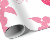 Fijne Valentijnsdag Je bent mijn engel Cadeaupapier (Rol Hoek)