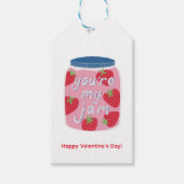 Fijne Valentijnsdag Je bent mijn Jam Cadeaulabel (Voorkant)