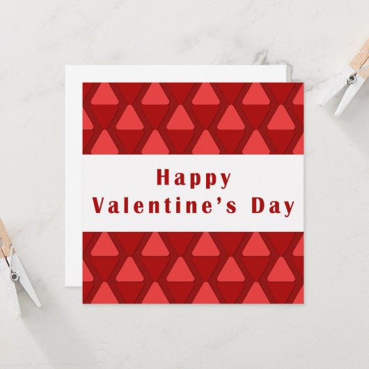 Fijne Valentijnsdag Kaart (Voorkant / Achterkant in situ)