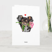 Fijne Valentijnsdag Kaart Gezelschapsdieren met Ro (Achterkant)