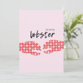 Fijne Valentijnsdag Kaart | Jij bent mijn kreeft! (Staand voorkant)