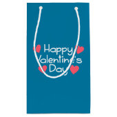 Fijne Valentijnsdag Kalligrafie | Cadeauzak Klein Cadeauzakje (Achterkant)