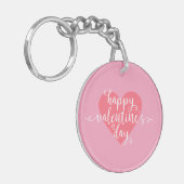 Fijne Valentijnsdag Kalligrafie | SLEUTELHANGER (Voorkant Links)