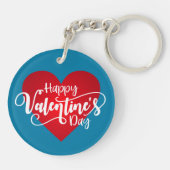 Fijne Valentijnsdag Kalligrafie | SLEUTELHANGER (Achterkant)