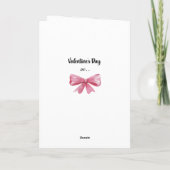 Fijne Valentijnsdag kleindochter Feestdagen Kaart (Achterkant)