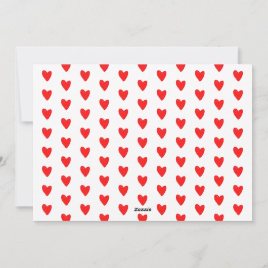 Fijne Valentijnsdag Knappe Kaart (Achterkant)