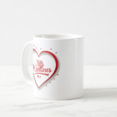 Fijne Valentijnsdag Koffiemok (Voorkant links)