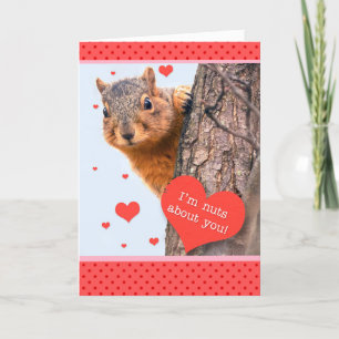 Fijne valentijnsdag kutterrel met hart feestdagen kaart