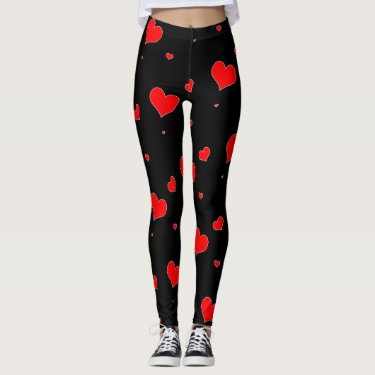 Fijne Valentijnsdag Leggings (Voorkant)