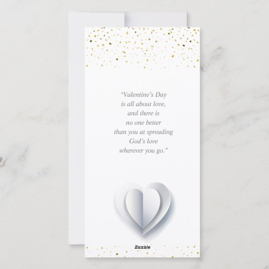 Fijne Valentijnsdag Levendig elegant Classic Feestdagenkaart (Achterkant)