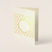 Fijne Valentijnsdag Levendig elegant Luxe Gold Folie Kaarten (Voorkant)