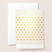 Fijne Valentijnsdag Levendig elegant Luxe Gold Folie Kaarten (Met envelop)