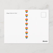 Fijne valentijnsdag | LGBT Pride-maand Briefkaart (Achterkant)