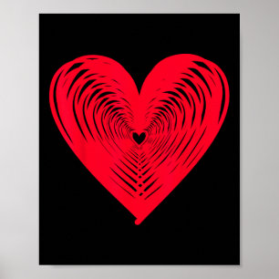 Fijne Valentijnsdag Liefhart Poster
