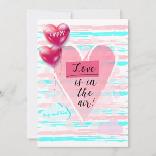 Fijne Valentijnsdag lofwaardige elegante groet Feestdagenkaart