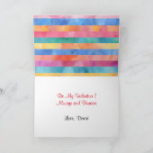 Fijne Valentijnsdag| Love Heart Shape Tree Feestdagen Kaart (Binnen)