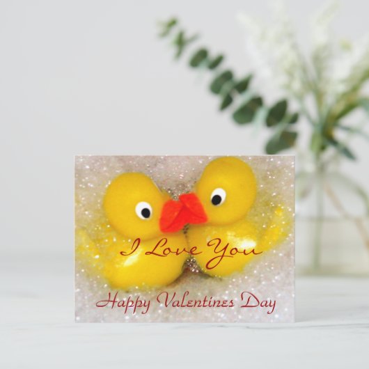 Fijne Valentijnsdag, Love You_ Briefkaart (Staand voorkant)