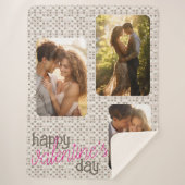 Fijne Valentijnsdag  met 3 foto's Sherpa Deken (Voorkant)