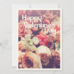 Fijne Valentijnsdag met bloem Bouquet