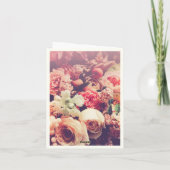 Fijne Valentijnsdag met  bloem Bouquet Kaart (Achterkant)