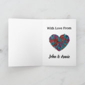 Fijne Valentijnsdag met katten Feestdagen Kaart (Binnen)