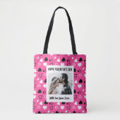Fijne Valentijnsdag met liefde Tote Bag (Voorkant)