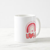 Fijne Valentijnsdag met mijn liefdeshart Koffiemok (Voorkant rechts)
