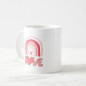 Fijne Valentijnsdag met mijn liefdeshart Koffiemok (Voorkant links)