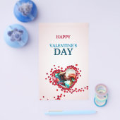 Fijne Valentijnsdag met Roos Flyer (Enkel)