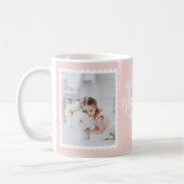Fijne Valentijnsdag met roze fotocollage Koffiemok (Links)