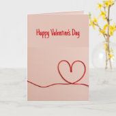 Fijne Valentijnsdag Mijn hart is van jou Kaart (Gele Bloem)