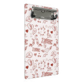 Fijne Valentijnsdag Mini Klembord (Schuin)