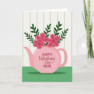 Fijne Valentijnsdag Moeder Bloemkaart Kaart