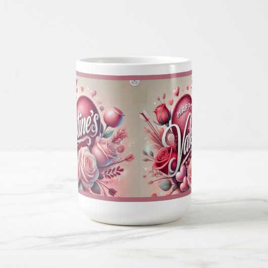 Fijne Valentijnsdag Mok! Koffiemok (Center)