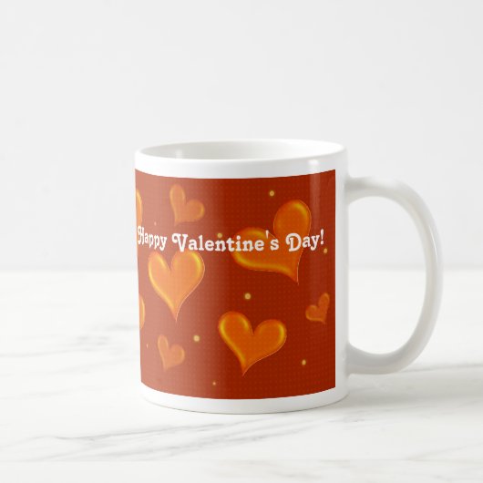 Fijne Valentijnsdag! -Mok Koffiemok (Rechts)