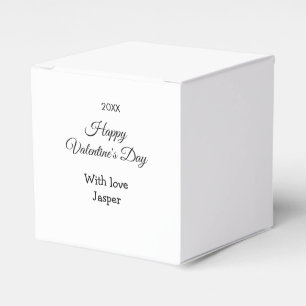 Fijne Valentijnsdag naam liefde eenvoudig jaar sti Bedankdoosjes