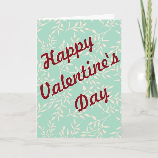 Fijne Valentijnsdag niet traditioneel Feestdagen Kaart (Voorkant)