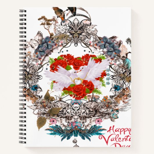 Fijne valentijnsdag notitieboek (Voorkant)
