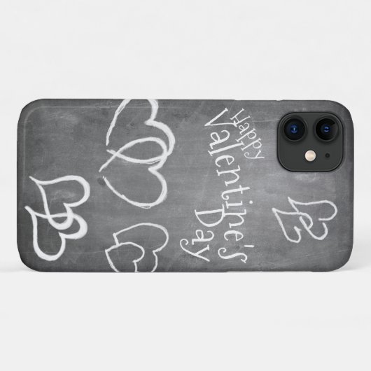 Fijne Valentijnsdag op een krijgsraad Case-Mate iPhone Case (Achterkant (horizontaal))