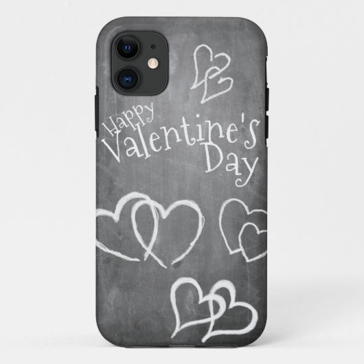 Fijne Valentijnsdag op een krijgsraad Case-Mate iPhone Case (Achterkant)