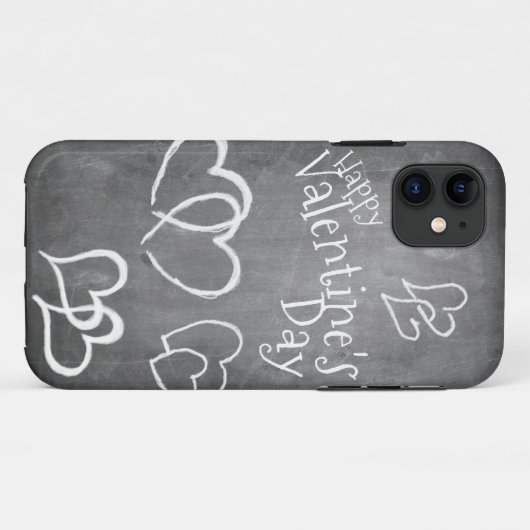 Fijne Valentijnsdag op een krijgsraad Case-Mate iPhone Case (Achterkant (horizontaal))