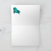 Fijne Valentijnsdag - Paar van dolfijnen Feestdagen Kaart (Binnen)