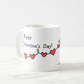 Fijne Valentijnsdag Paard Koffiemok (Voorkant links)