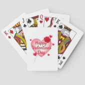 " Fijne Valentijnsdag Pokerkaarten (Achterkant)