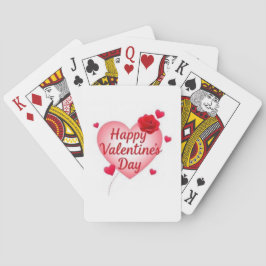 " Fijne Valentijnsdag Pokerkaarten