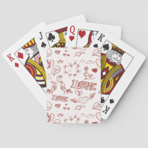 Fijne Valentijnsdag Pokerkaarten