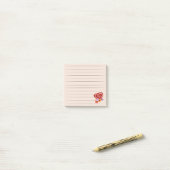 Fijne Valentijnsdag Post-it Notes (Op bureau)