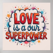 Fijne Valentijnsdag! Poster (Voorkant)