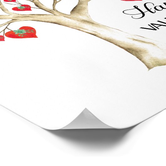 Fijne valentijnsdag poster (Hoek)